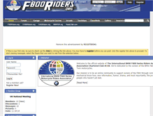 Tablet Screenshot of f800riders.org